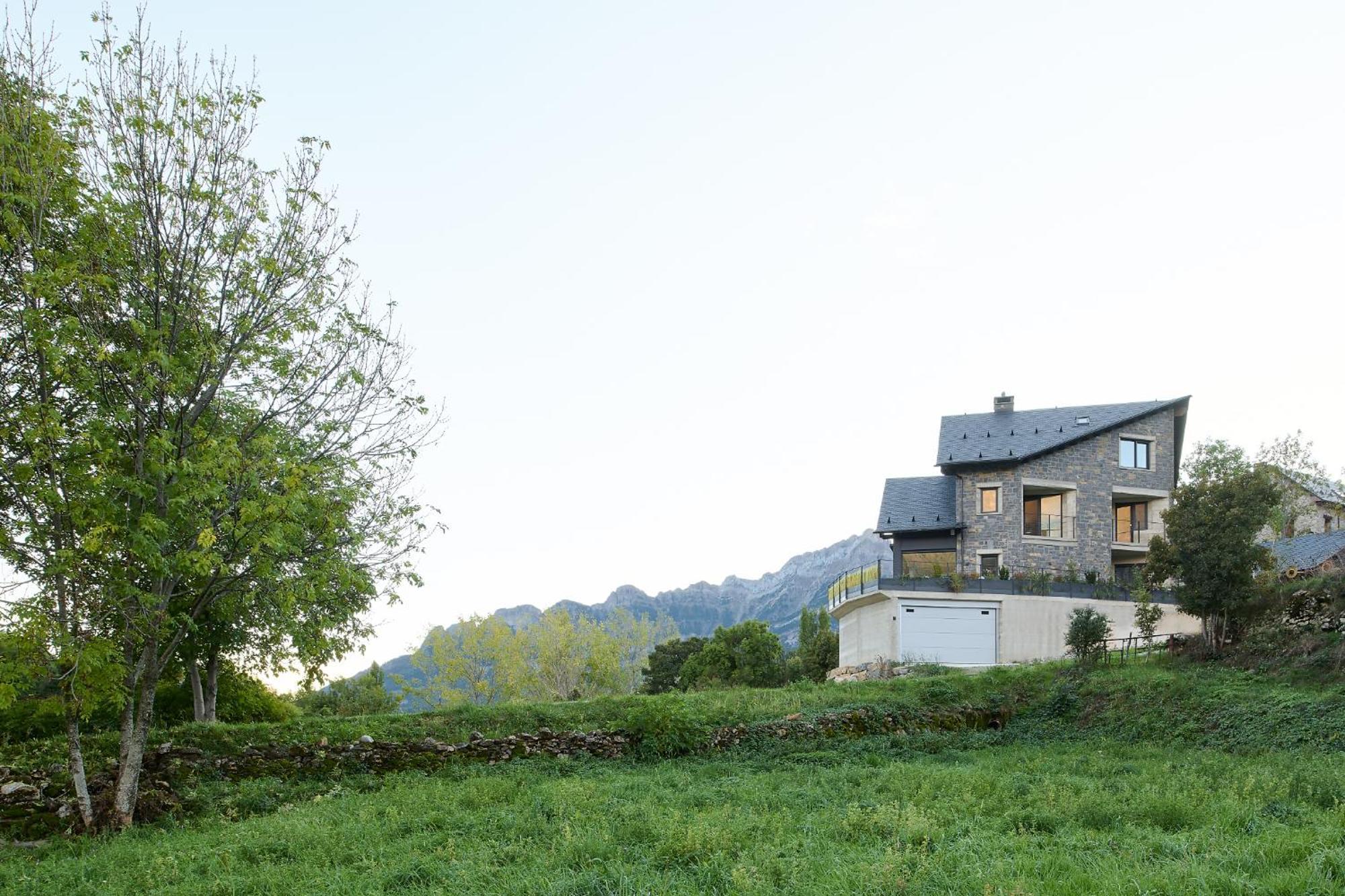 Casa De La Paz En El Valle De Tena Sandiniés Eksteriør bilde